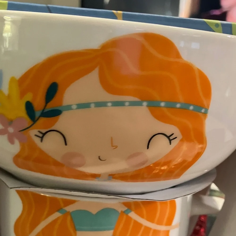 Mermaid Mug and Bowl Set
